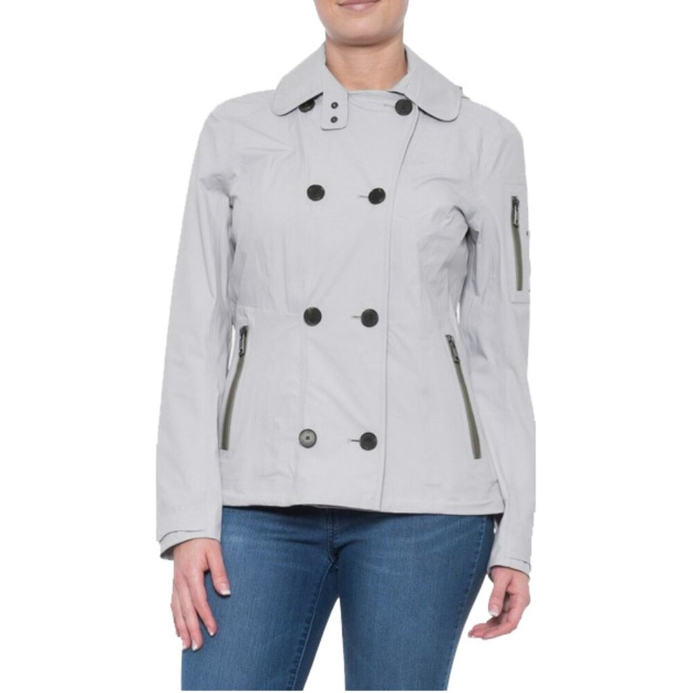 NEW $850 Bogner Women's Mine-T Jacket! US 8 e 38 Medium Gray Stretch Waterproof